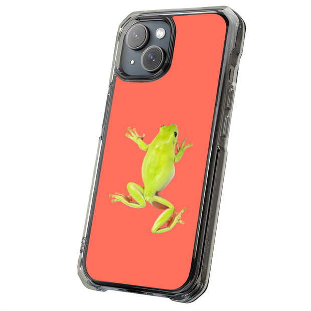 Frog Photo Tough Cases For Apple iPhone (17, 16, 15, 14, 13, 12, 11, X, SE, 8, 7/ Air, Plus, Pro, Max, Mini, XR, XS), Print in USA