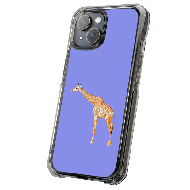 Giraffe Photo Tough Cases For Apple iPhone (17, 16, 15, 14, 13, 12, 11, X, SE, 8, 7/ Air, Plus, Pro, Max, Mini, XR, XS), Print in USA