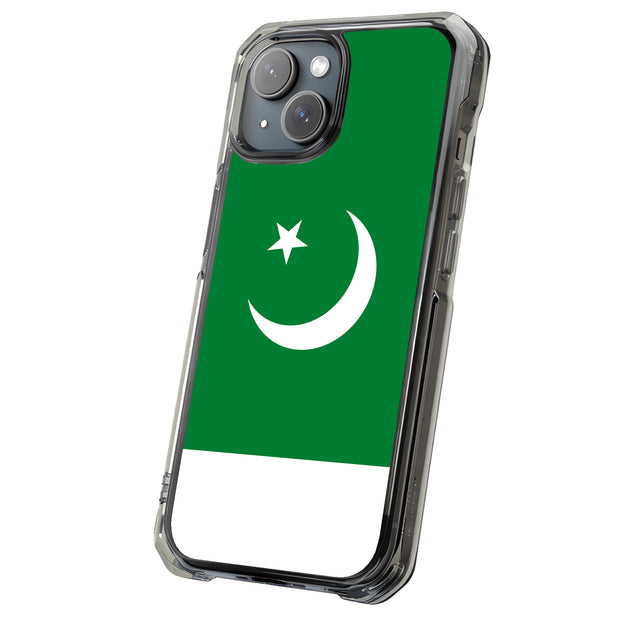 Flag Pakistan Tough Cases For Apple iPhone (17, 16, 15, 14, 13, 12, 11, X, SE, 8, 7/ Air, Plus, Pro, Max, Mini, XR, XS), Print in USA