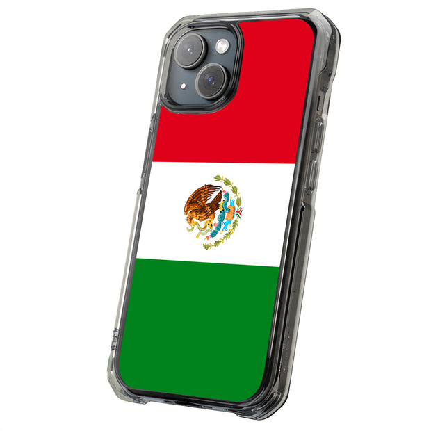 Flag Mexico Tough Cases For Apple iPhone (17, 16, 15, 14, 13, 12, 11, X, SE, 8, 7/ Air, Plus, Pro, Max, Mini, XR, XS), Print in USA