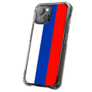 Flag Russia Tough Cases For Apple iPhone (17, 16, 15, 14, 13, 12, 11, X, SE, 8, 7/ Air, Plus, Pro, Max, Mini, XR, XS), Print in USA