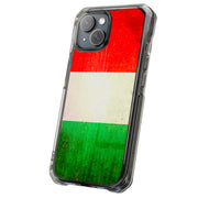 Old Flag Italy Tough Cases For Apple iPhone (17, 16, 15, 14, 13, 12, 11, X, SE, 8, 7/ Air, Plus, Pro, Max, Mini, XR, XS), Print in USA