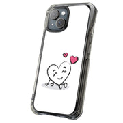 Heart 1 Tough Cases For Apple iPhone (17, 16, 15, 14, 13, 12, 11, X, SE, 8, 7/ Air, Plus, Pro, Max, Mini, XR, XS), Print in USA