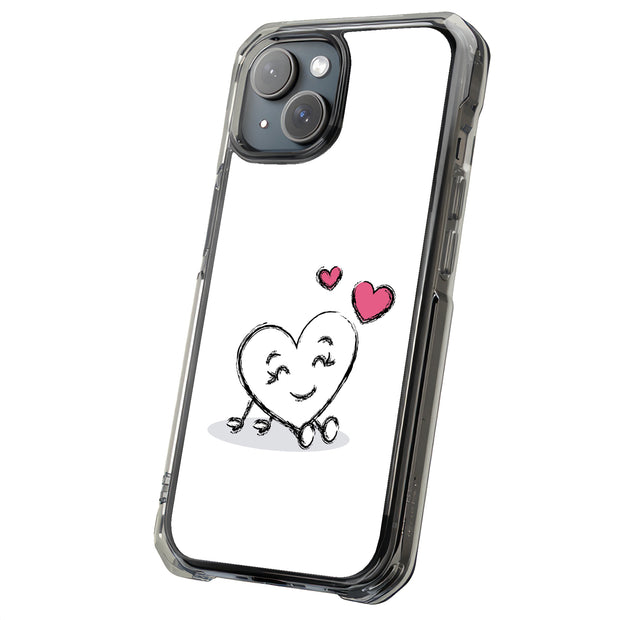 Heart 1 Tough Cases For Apple iPhone (17, 16, 15, 14, 13, 12, 11, X, SE, 8, 7/ Air, Plus, Pro, Max, Mini, XR, XS), Print in USA