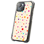 Polka Dot 4 Tough Cases For Apple iPhone (17, 16, 15, 14, 13, 12, 11, X, SE, 8, 7/ Air, Plus, Pro, Max, Mini, XR, XS), Print in USA