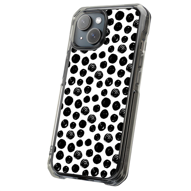 Polka Dot 8 Tough Cases For Apple iPhone (17, 16, 15, 14, 13, 12, 11, X, SE, 8, 7/ Air, Plus, Pro, Max, Mini, XR, XS), Print in USA