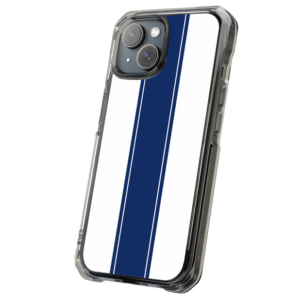 Racing Stripe 8 Tough Cases For Apple iPhone (17, 16, 15, 14, 13, 12, 11, X, SE, 8, 7/ Air, Plus, Pro, Max, Mini, XR, XS), Print in USA