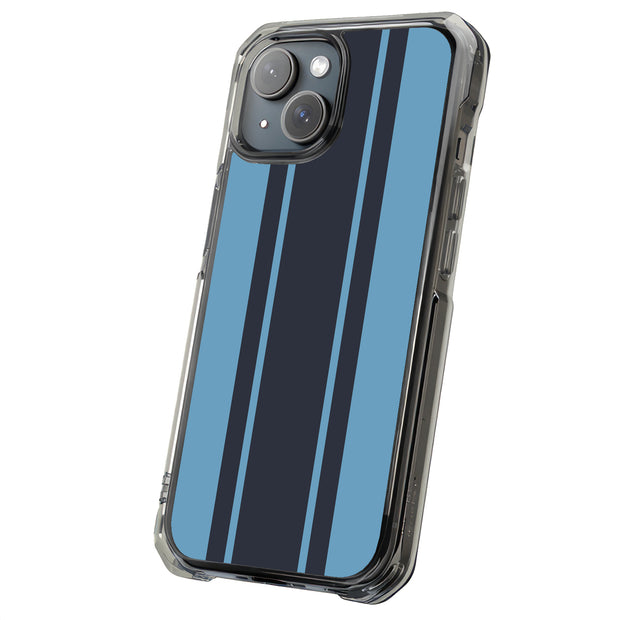 Race Stripe 14 Tough Cases For Apple iPhone (17, 16, 15, 14, 13, 12, 11, X, SE, 8, 7/ Air, Plus, Pro, Max, Mini, XR, XS), Print in USA