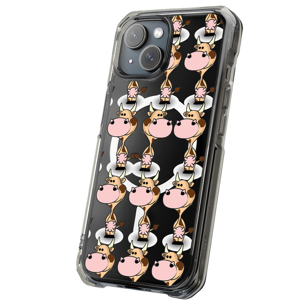 Milk Cow One Tough Cases For Apple iPhone (17, 16, 15, 14, 13, 12, 11, X, SE, 8, 7/ Air, Plus, Pro, Max, Mini, XR, XS), Print in USA