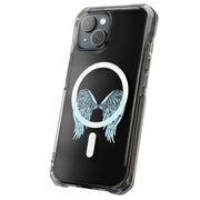 Blue Wings 1 Tough Cases For Apple iPhone (17, 16, 15, 14, 13, 12, 11, X, SE, 8, 7/ Air, Plus, Pro, Max, Mini, XR, XS), Print in USA