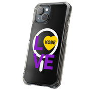 Love Kobe 3 Tough Cases For Apple iPhone (17, 16, 15, 14, 13, 12, 11, X, SE, 8, 7/ Air, Plus, Pro, Max, Mini, XR, XS), Print in USA