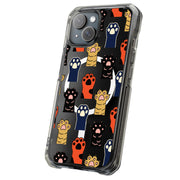 Cat Paw 2 Tough Cases For Apple iPhone (17, 16, 15, 14, 13, 12, 11, X, SE, 8, 7/ Air, Plus, Pro, Max, Mini, XR, XS), Print in USA