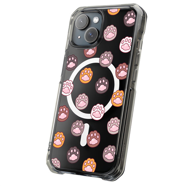 Cat Paw 3 Tough Cases For Apple iPhone (17, 16, 15, 14, 13, 12, 11, X, SE, 8, 7/ Air, Plus, Pro, Max, Mini, XR, XS), Print in USA