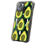 Cute Avocado Tough Cases For Apple iPhone (17, 16, 15, 14, 13, 12, 11, X, SE, 8, 7/ Air, Plus, Pro, Max, Mini, XR, XS), Print in USA