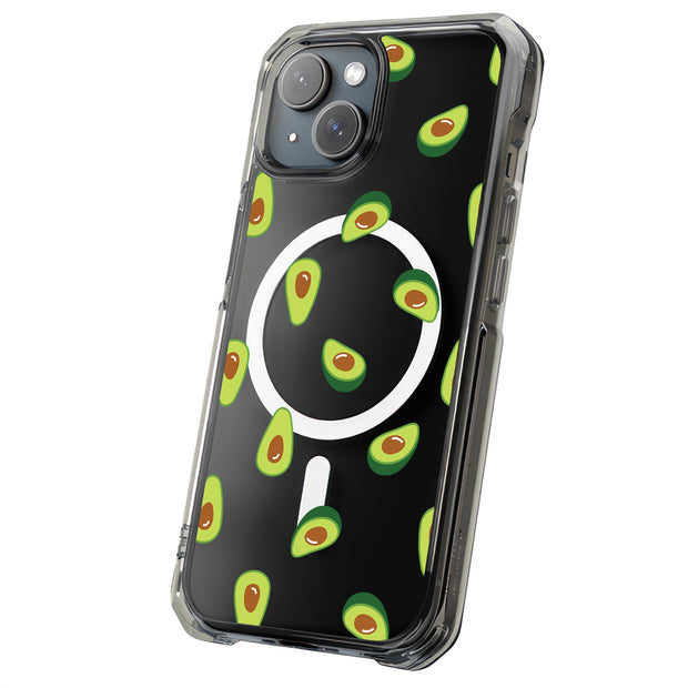 Funny Avocado 8 Tough Cases For Apple iPhone (17, 16, 15, 14, 13, 12, 11, X, SE, 8, 7/ Air, Plus, Pro, Max, Mini, XR, XS), Print in USA