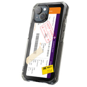 Boarding Pass  Tough Cases For Apple iPhone (17, 16, 15, 14, 13, 12, 11, X, SE, 8, 7/ Air, Plus, Pro, Max, Mini, XR, XS), Print in USA