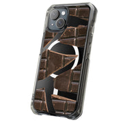 Chocolate Bar Tough Cases For Apple iPhone (17, 16, 15, 14, 13, 12, 11, X, SE, 8, 7/ Air, Plus, Pro, Max, Mini, XR, XS), Print in USA