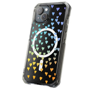 Gradient Hearts Tough Cases For Apple iPhone (17, 16, 15, 14, 13, 12, 11, X, SE, 8, 7/ Air, Plus, Pro, Max, Mini, XR, XS), Print in USA