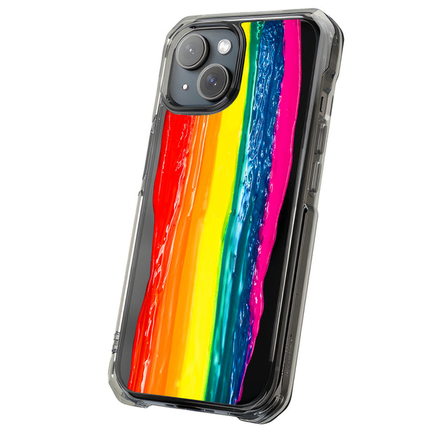 Color Oil Paint Tough Cases For Apple iPhone (17, 16, 15, 14, 13, 12, 11, X, SE, 8, 7/ Air, Plus, Pro, Max, Mini, XR, XS), Print in USA