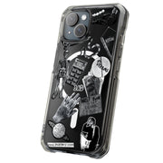 Grunge Collage4 Tough Cases For Apple iPhone (17, 16, 15, 14, 13, 12, 11, X, SE, 8, 7/ Air, Plus, Pro, Max, Mini, XR, XS), Print in USA