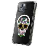 Sugar Skull Tough Cases For Apple iPhone (17, 16, 15, 14, 13, 12, 11, X, SE, 8, 7/ Air, Plus, Pro, Max, Mini, XR, XS), Print in USA