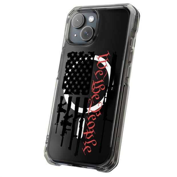 We People Gun 1 Tough Cases For Apple iPhone (17, 16, 15, 14, 13, 12, 11, X, SE, 8, 7/ Air, Plus, Pro, Max, Mini, XR, XS), Print in USA
