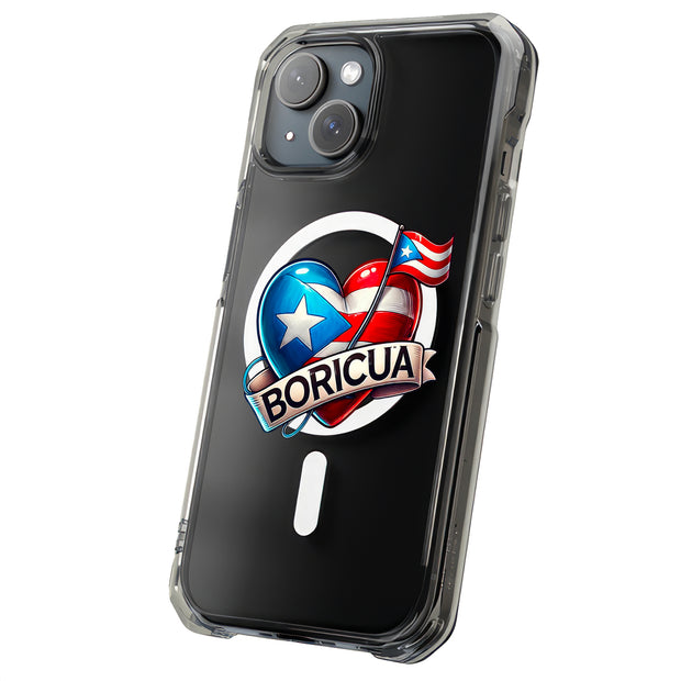 Puerto Boricua Tough Cases For Apple iPhone (17, 16, 15, 14, 13, 12, 11, X, SE, 8, 7/ Air, Plus, Pro, Max, Mini, XR, XS), Print in USA