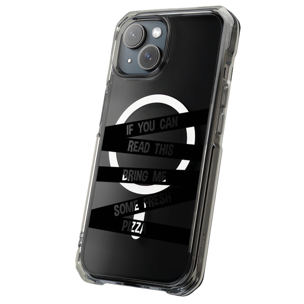 Bring Me Pizza Tough Cases For Apple iPhone (17, 16, 15, 14, 13, 12, 11, X, SE, 8, 7/ Air, Plus, Pro, Max, Mini, XR, XS), Print in USA