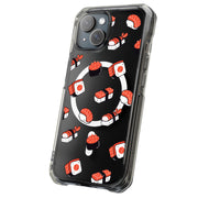 Sushi Sashimi Tough Cases For Apple iPhone (17, 16, 15, 14, 13, 12, 11, X, SE, 8, 7/ Air, Plus, Pro, Max, Mini, XR, XS), Print in USA