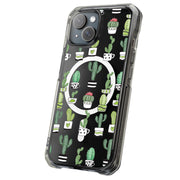 Cute Cactus  Tough Cases For Apple iPhone (17, 16, 15, 14, 13, 12, 11, X, SE, 8, 7/ Air, Plus, Pro, Max, Mini, XR, XS), Print in USA
