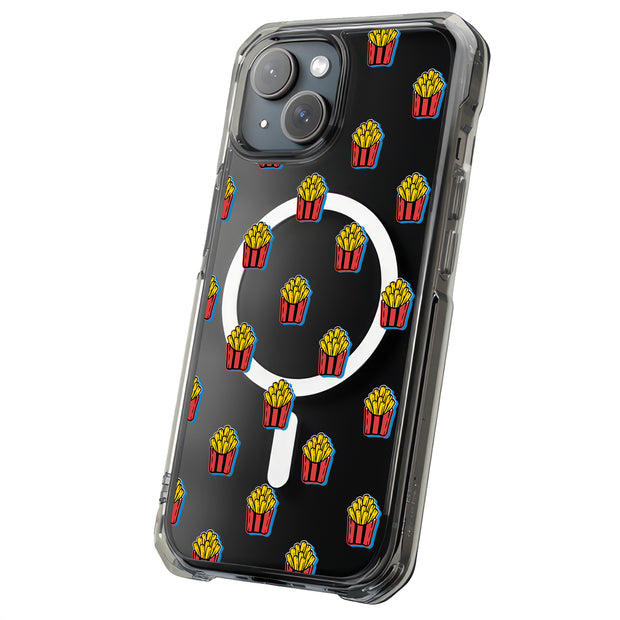French Fries Tough Cases For Apple iPhone (17, 16, 15, 14, 13, 12, 11, X, SE, 8, 7/ Air, Plus, Pro, Max, Mini, XR, XS), Print in USA