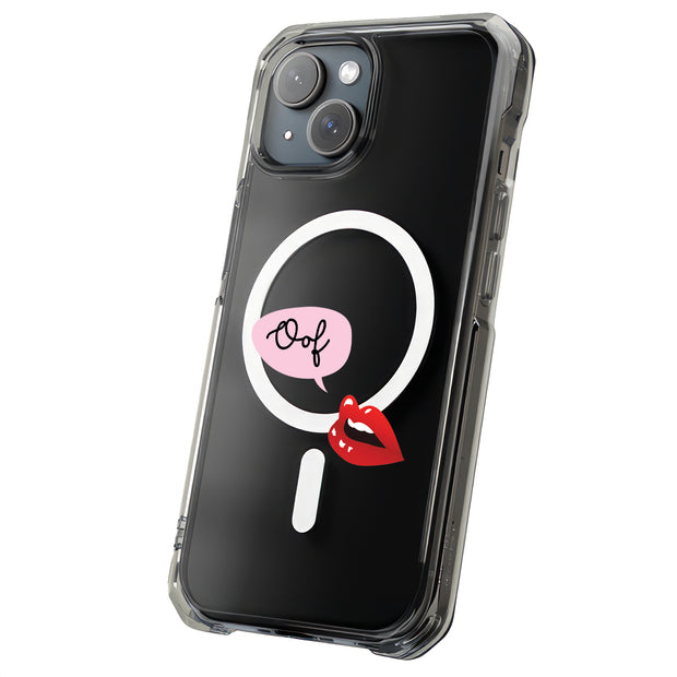 Whisper Lips Tough Cases For Apple iPhone (17, 16, 15, 14, 13, 12, 11, X, SE, 8, 7/ Air, Plus, Pro, Max, Mini, XR, XS), Print in USA