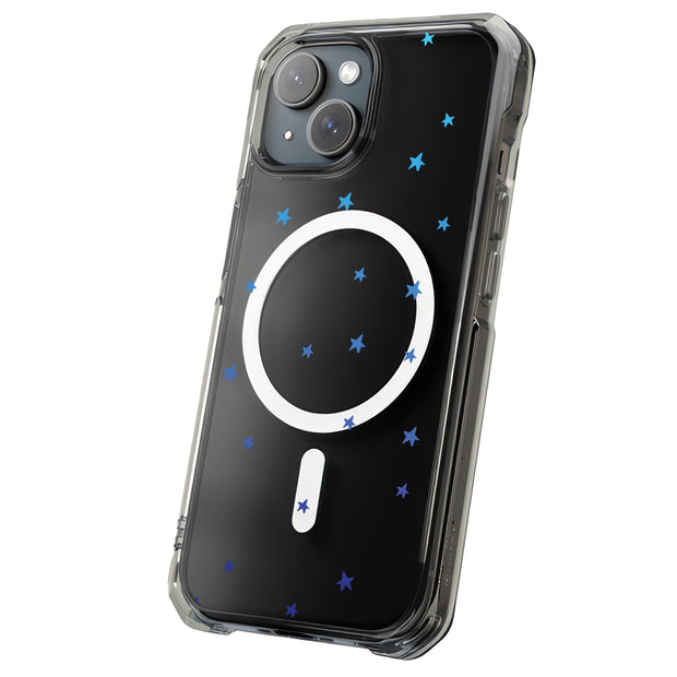 Star Blue Tough Cases For Apple iPhone (17, 16, 15, 14, 13, 12, 11, X, SE, 8, 7/ Air, Plus, Pro, Max, Mini, XR, XS), Print in USA