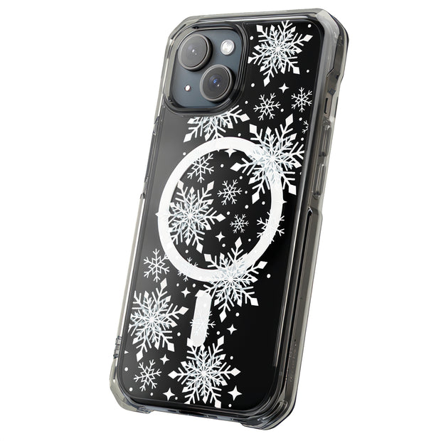 Snowflake 2 Tough Cases For Apple iPhone (17, 16, 15, 14, 13, 12, 11, X, SE, 8, 7/ Air, Plus, Pro, Max, Mini, XR, XS), Print in USA