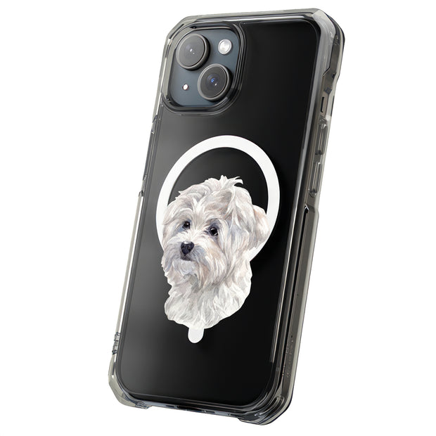 Dog Painting 6 Tough Cases For Apple iPhone (17, 16, 15, 14, 13, 12, 11, X, SE, 8, 7/ Air, Plus, Pro, Max, Mini, XR, XS), Print in USA
