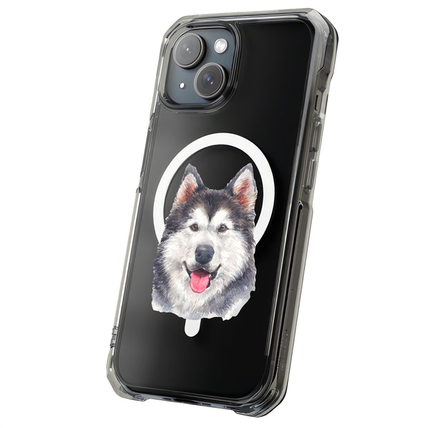 Dog Painting 8 Tough Cases For Apple iPhone (17, 16, 15, 14, 13, 12, 11, X, SE, 8, 7/ Air, Plus, Pro, Max, Mini, XR, XS), Print in USA