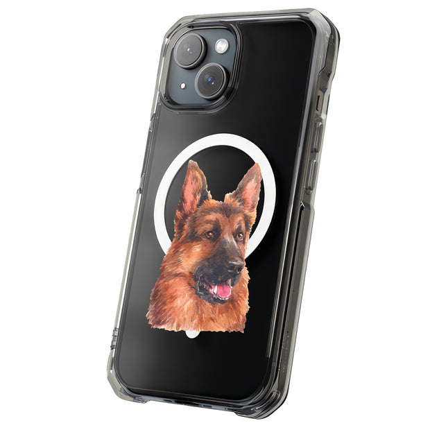 Dog Painting a Tough Cases For Apple iPhone (17, 16, 15, 14, 13, 12, 11, X, SE, 8, 7/ Air, Plus, Pro, Max, Mini, XR, XS), Print in USA