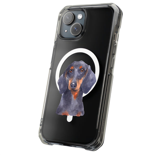 Dog Painting k Tough Cases For Apple iPhone (17, 16, 15, 14, 13, 12, 11, X, SE, 8, 7/ Air, Plus, Pro, Max, Mini, XR, XS), Print in USA