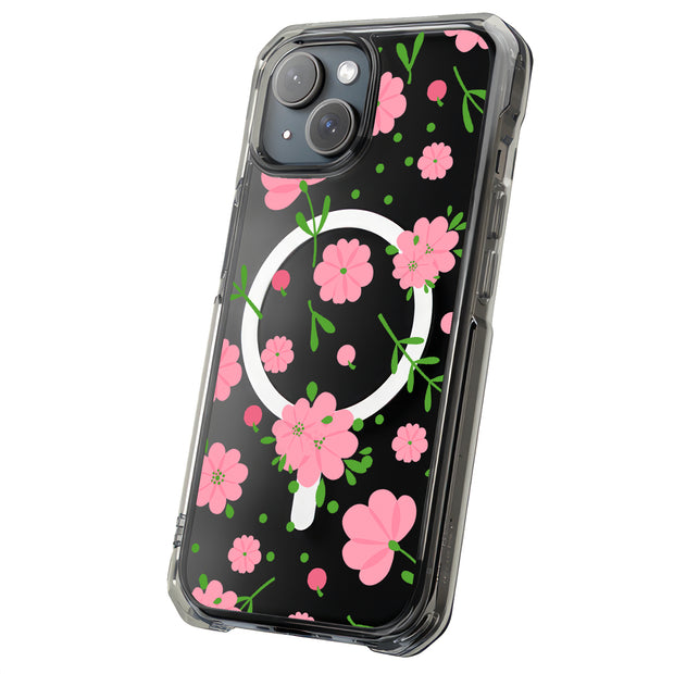 Flower 3 Tough Cases For Apple iPhone (17, 16, 15, 14, 13, 12, 11, X, SE, 8, 7/ Air, Plus, Pro, Max, Mini, XR, XS), Print in USA