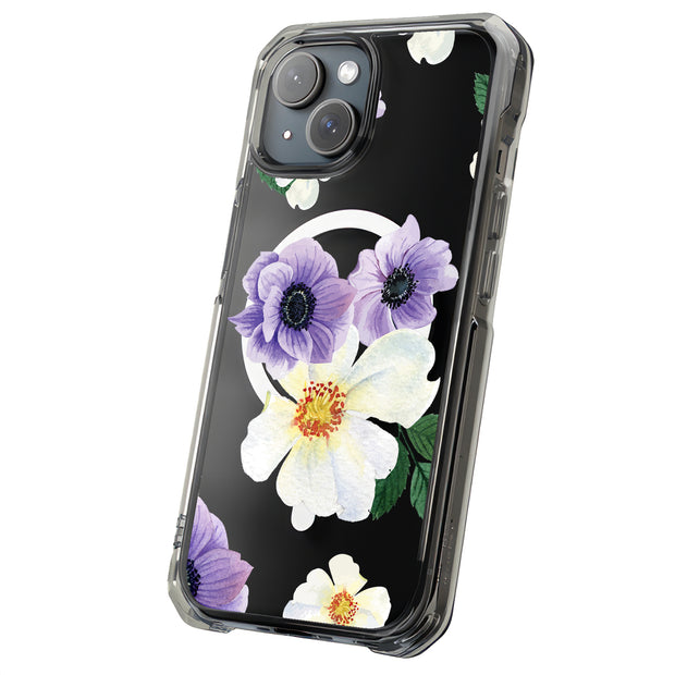 Flower 7 Tough Cases For Apple iPhone (17, 16, 15, 14, 13, 12, 11, X, SE, 8, 7/ Air, Plus, Pro, Max, Mini, XR, XS), Print in USA