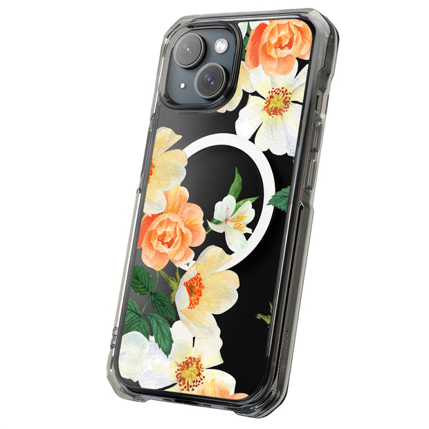 Flower 8 Tough Cases For Apple iPhone (17, 16, 15, 14, 13, 12, 11, X, SE, 8, 7/ Air, Plus, Pro, Max, Mini, XR, XS), Print in USA
