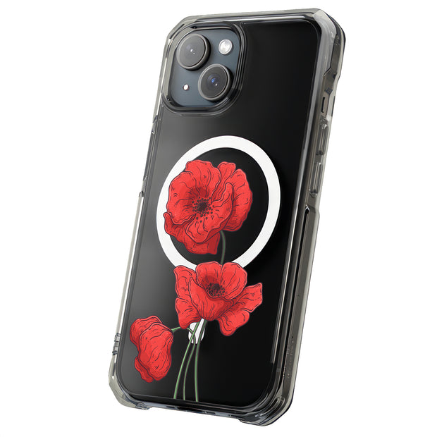 Flower 16 Tough Cases For Apple iPhone (17, 16, 15, 14, 13, 12, 11, X, SE, 8, 7/ Air, Plus, Pro, Max, Mini, XR, XS), Print in USA
