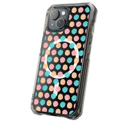 Polka Dot 12 Tough Cases For Apple iPhone (17, 16, 15, 14, 13, 12, 11, X, SE, 8, 7/ Air, Plus, Pro, Max, Mini, XR, XS), Print in USA