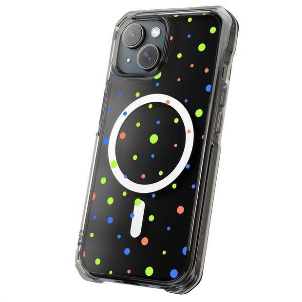 Polka Dot 14 Tough Cases For Apple iPhone (17, 16, 15, 14, 13, 12, 11, X, SE, 8, 7/ Air, Plus, Pro, Max, Mini, XR, XS), Print in USA