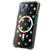 Polka Dot 16 Tough Cases For Apple iPhone (17, 16, 15, 14, 13, 12, 11, X, SE, 8, 7/ Air, Plus, Pro, Max, Mini, XR, XS), Print in USA