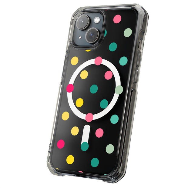 Polka Dot 16 Tough Cases For Apple iPhone (17, 16, 15, 14, 13, 12, 11, X, SE, 8, 7/ Air, Plus, Pro, Max, Mini, XR, XS), Print in USA