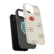 Love & Kisses Tough Cases For Apple iPhone (17, 16, 15, 14, 13, 12, 11, X, SE, 8, 7/ Air, Plus, Pro, Max, Mini, XR, XS), Print in USA