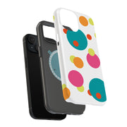 Polka Dot Tough Cases For Apple iPhone (17, 16, 15, 14, 13, 12, 11, X, SE, 8, 7/ Air, Plus, Pro, Max, Mini, XR, XS), Print in USA