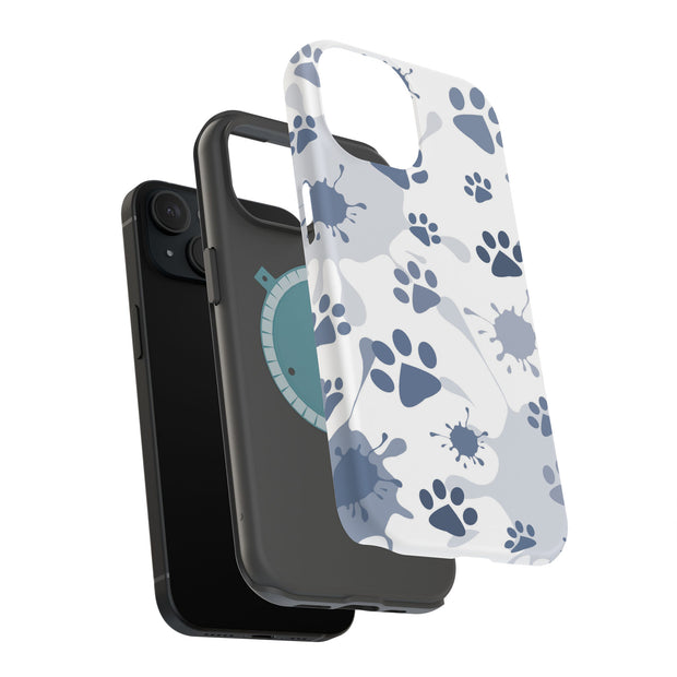 Paw Color 3 Tough Cases For Apple iPhone (17, 16, 15, 14, 13, 12, 11, X, SE, 8, 7/ Air, Plus, Pro, Max, Mini, XR, XS), Print in USA