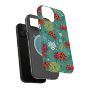 Ladybugs 1 Tough Cases For Apple iPhone (17, 16, 15, 14, 13, 12, 11, X, SE, 8, 7/ Air, Plus, Pro, Max, Mini, XR, XS), Print in USA